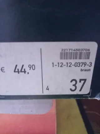 Scarpe donna CASVER marroni numero 37