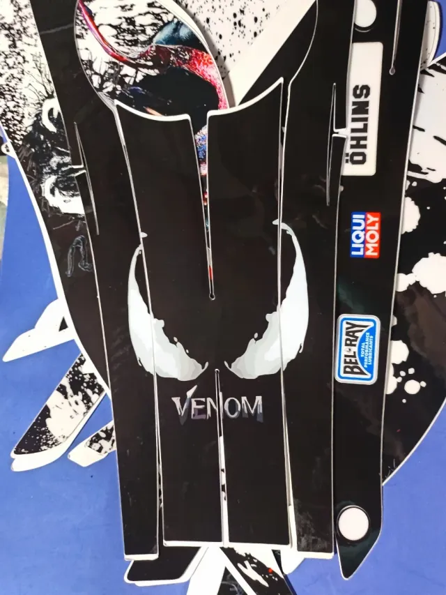 Lote Pegatinas Moto AOL Spider Brembo Dunlop