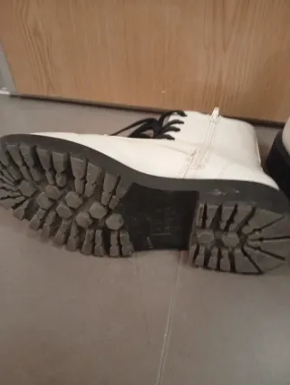 Botines blancos mujer