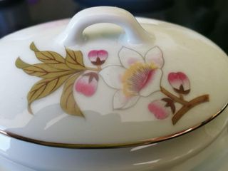 Set da mostarde in porcellana giapponese decorata