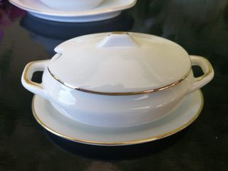 Set da mostarde in porcellana giapponese decorata