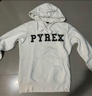 Felpa con cappuccio Pyrex bianca
