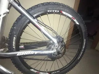 Bicicleta Ghost MTB Blanca Usada