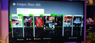 Xbox 360 + 186 Juegos + 2 Mandos