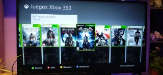 Xbox 360 + 186 Juegos + 2 Mandos