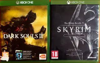 Juegos Xbox One: Dark Souls III y Skyrim