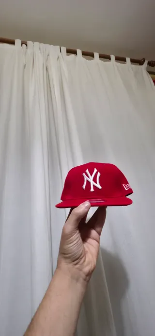Berretto New Era NY Rosso Bianco