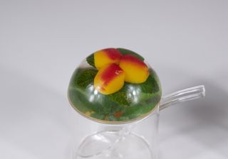 Coppia vasetti portamarmellata in Lucite anni ’60