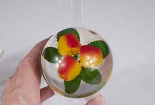 Coppia vasetti portamarmellata in Lucite anni ’60