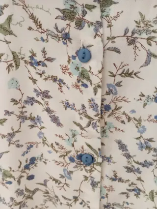 Camicia vintage donna fantasia floreale