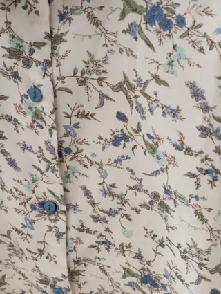 Camicia vintage donna fantasia floreale