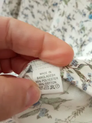 Camicia vintage donna fantasia floreale