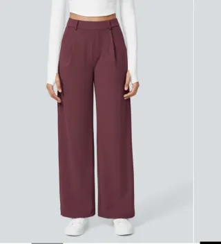 Pantalón Halara XL Granate Nuevo con Etiqueta