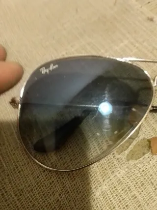 Occhiali Ray-Ban Uomo Blu Argento