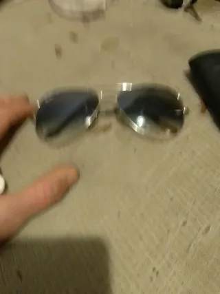 Occhiali Ray-Ban Uomo Blu Argento