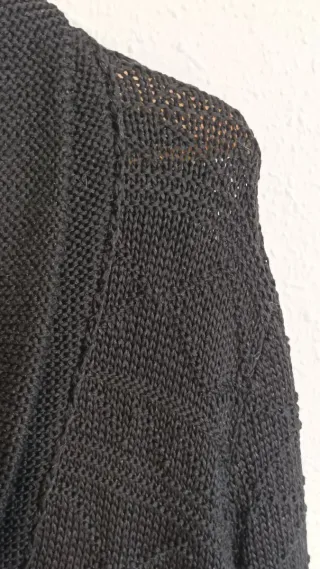 Cárdigan Zara Negro Punto