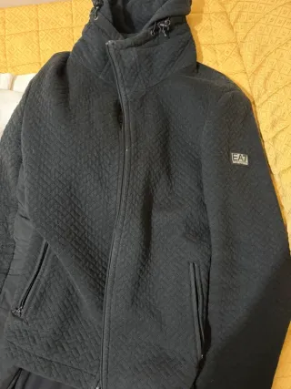 Giacca Armani Jeans Nera Trapuntata