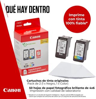 Canon Multipack Inchiostro e Carta - Cartucce PG-545/CL-546