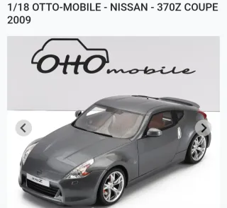 Nissan 370Z Otto Mobile 1:18 Gris 2009