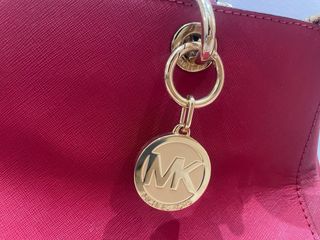 Bolso Michael Kors Rojo y Dorado