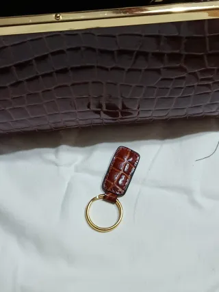 Borsetta a mano BREE pelle effetto coccodrillo