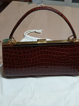 Borsetta a mano BREE pelle effetto coccodrillo