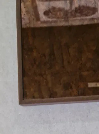 Coppia di Specchi Invecchiati con Cornice in Alluminio