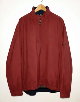 Chaqueta Cortavientos Nike Golf Roja y Azul