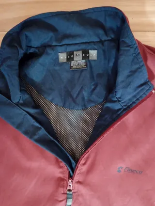 Chaqueta Cortavientos Nike Golf Roja y Azul