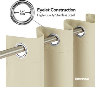 Cortine opache Deconovo per camerette, rosa