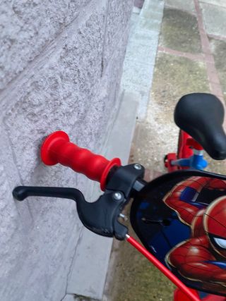 Bicicleta Spiderman 16 Azul y Roja