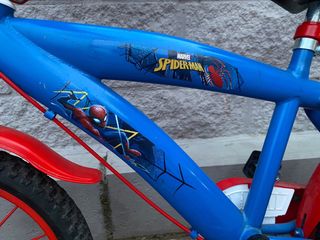 Bicicleta Spiderman 16 Azul y Roja