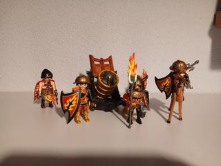 Playmobil Guerreros Fuego con Cañón