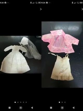 Vestido Comunión Nancy con velo, camisón y cazador