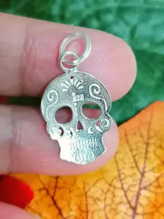 Colgante Calavera Plata Ley 925