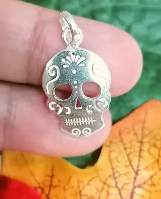 Colgante Calavera Plata Ley 925