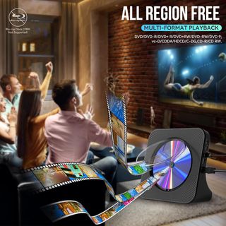 Gueray Reproductor de DVD para TV Bluetooth Reprod