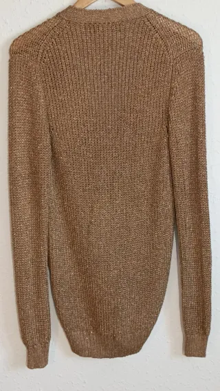 Cárdigan Zara Dorado