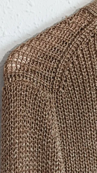 Cárdigan Zara Dorado