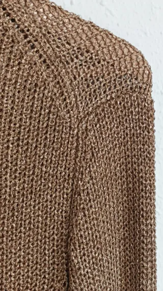 Cárdigan Zara Dorado