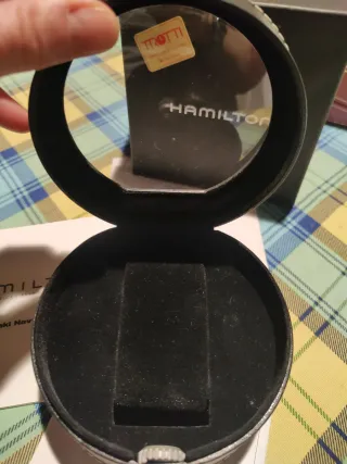 Scatola Orologio Hamilton Khaki Navy GMT