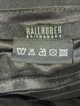 Borsa Hallhuber x Philosophy pelliccia nera