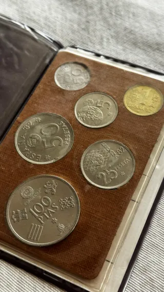 Lote de monedas antiguas españolas