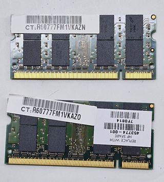 Ram Micron 2GB. DDR2 PC2-5300 - 2RX8 (2 pezzi)