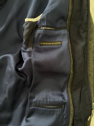 Abrigo Massimo Dutti Talla 46 Gris