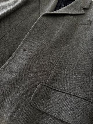 Abrigo Massimo Dutti Talla 46 Gris