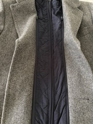 Abrigo Massimo Dutti Talla 46 Gris