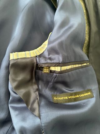 Abrigo Massimo Dutti Talla 46 Gris