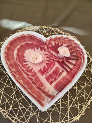 Plato Corazón Decorativo