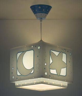 Lampada da soffitto per bambini Luna e Stelle di Dalber